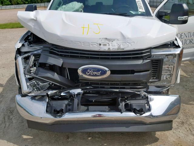 1FT7W2A65KED79272 - 2019 FORD F250 SUPER WHITE photo 7