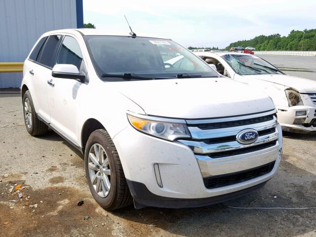 2FMDK3JC1BBB26645 - 2011 FORD EDGE SEL WHITE photo 1