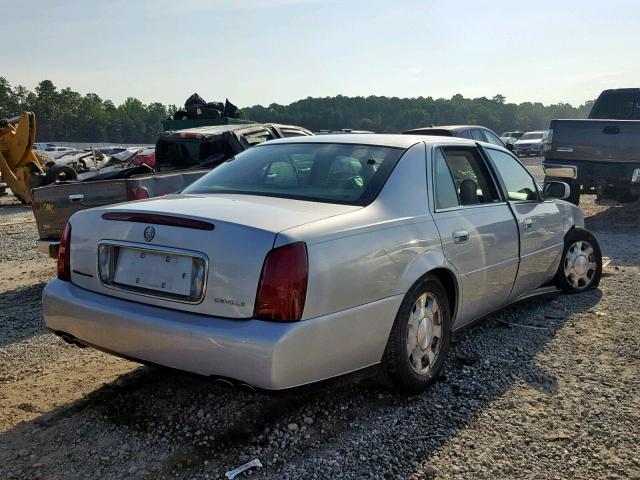 1G6KD54YX1U109296 - 2001 CADILLAC DEVILLE SILVER photo 4