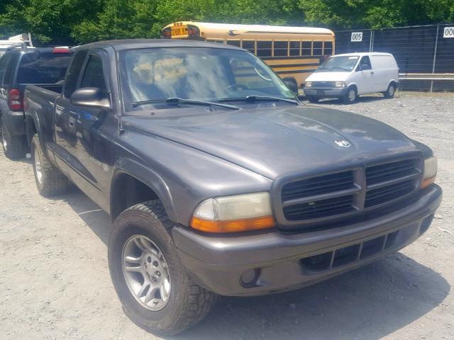 1B7GG12X12S645581 - 2002 DODGE DAKOTA BAS GRAY photo 1