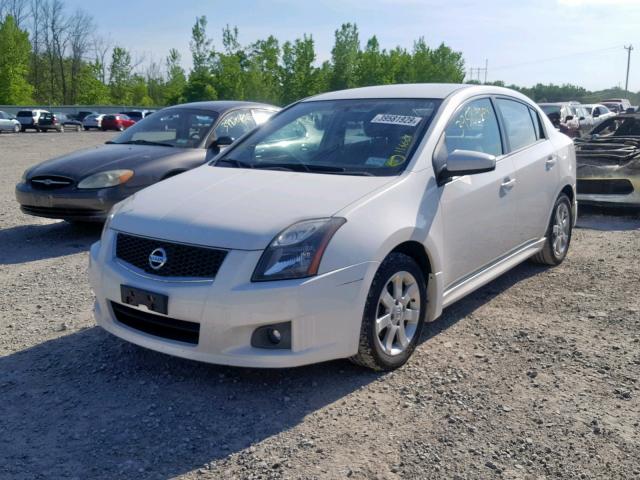 3N1AB6AP5AL667618 - 2010 NISSAN SENTRA 2.0 WHITE photo 2