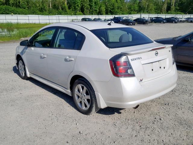 3N1AB6AP5AL667618 - 2010 NISSAN SENTRA 2.0 WHITE photo 3