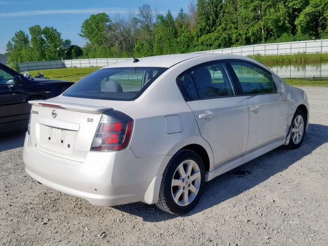 3N1AB6AP5AL667618 - 2010 NISSAN SENTRA 2.0 WHITE photo 4