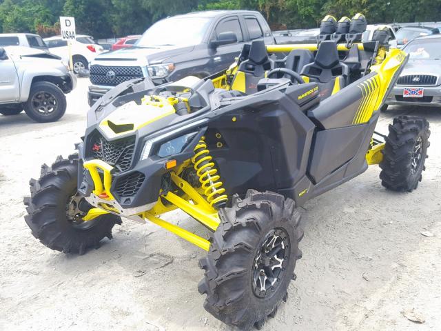 3JBVWAW28JK000098 - 2018 CAN-AM MAVERICK X YELLOW photo 2