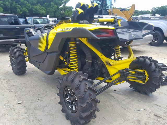 3JBVWAW28JK000098 - 2018 CAN-AM MAVERICK X YELLOW photo 3