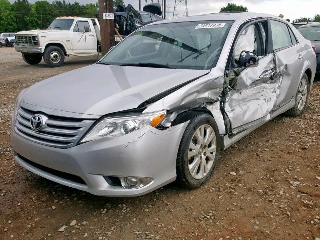 4T1BK3DB5CU444693 - 2012 TOYOTA AVALON BAS SILVER photo 2