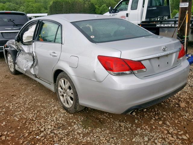 4T1BK3DB5CU444693 - 2012 TOYOTA AVALON BAS SILVER photo 3