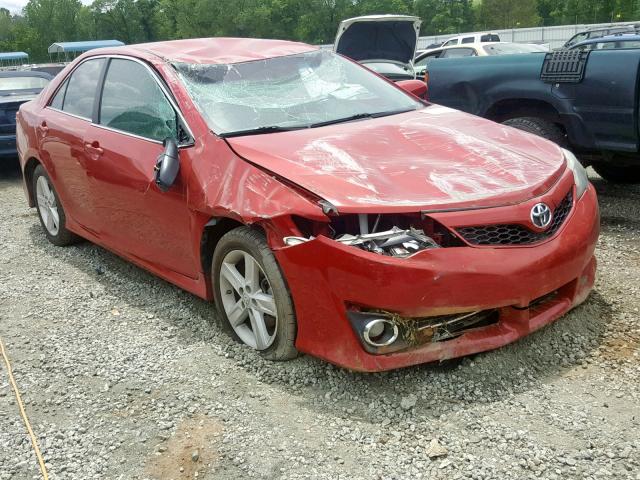 4T1BF1FK7DU699269 - 2013 TOYOTA CAMRY L RED photo 1
