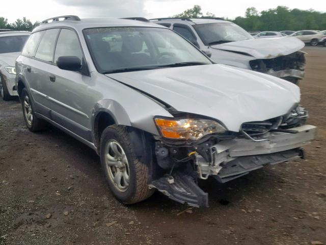 4S4BP61C477322850 - 2007 SUBARU LEGACY OUT SILVER photo 1