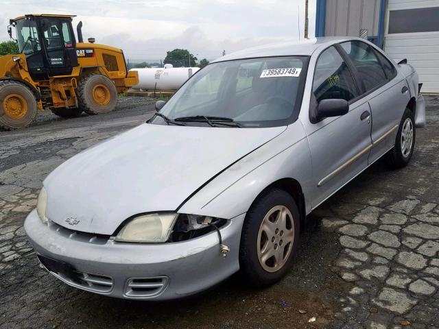 1G1JF524X17295867 - 2001 CHEVROLET CAVALIER L SILVER photo 2