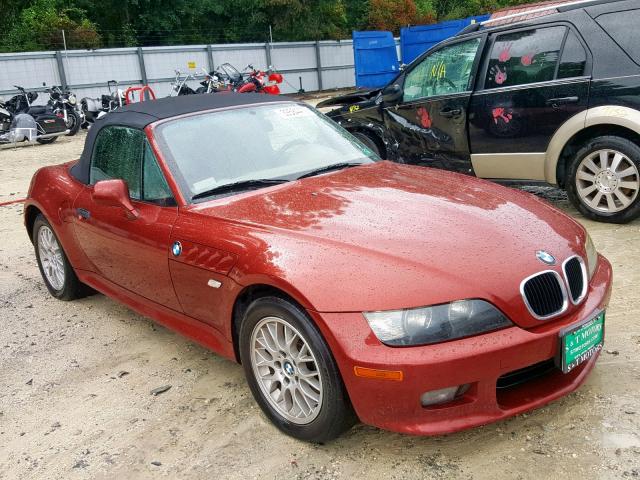 4USCN33452LM06415 - 2002 BMW Z3 2.5 RED photo 1