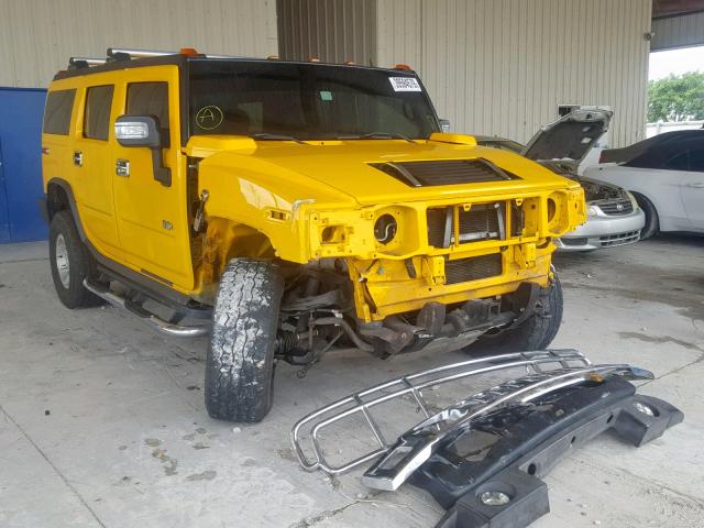 5GRGN23UX5H100589 - 2005 HUMMER H2 YELLOW photo 1
