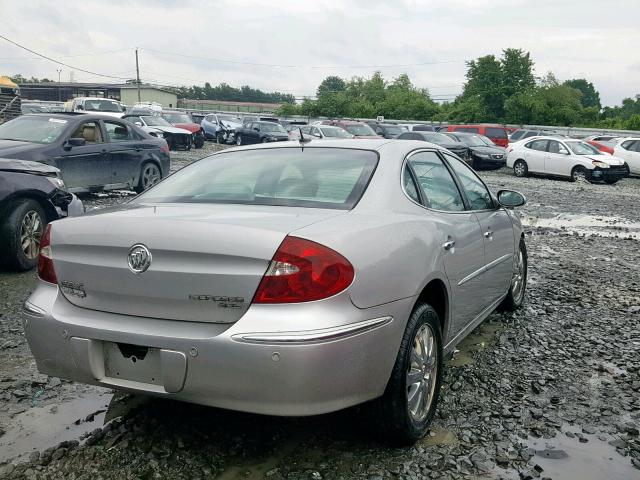 2G4WD582171193044 - 2007 BUICK LACROSSE C SILVER photo 4