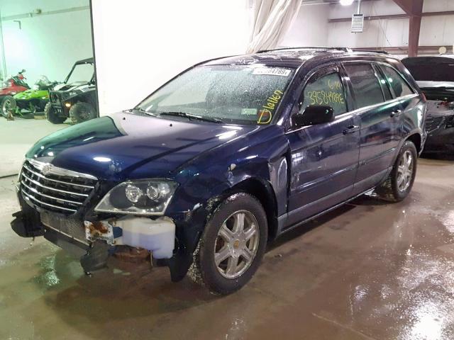 2C8GM68454R379603 - 2004 CHRYSLER PACIFICA BLUE photo 2