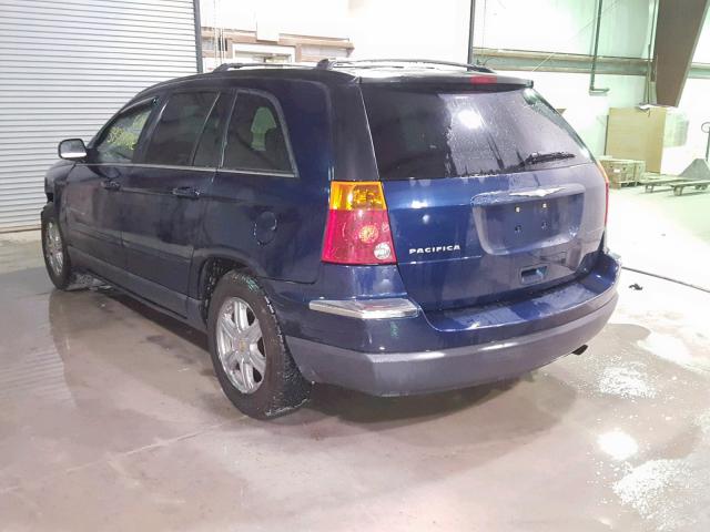 2C8GM68454R379603 - 2004 CHRYSLER PACIFICA BLUE photo 3