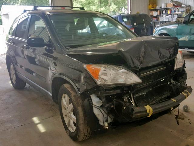 JHLRE48708C078616 - 2008 HONDA CR-V EXL BLACK photo 1