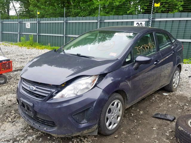 3FADP4AJ7CM155373 - 2012 FORD FIESTA S BLUE photo 2