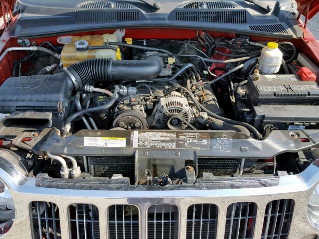 1J4GL58K25W716339 - 2005 JEEP LIBERTY LI RED photo 7