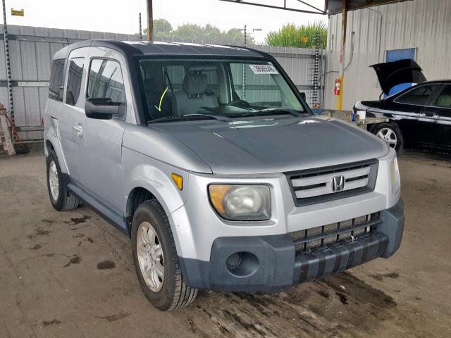 5J6YH28777L002498 - 2007 HONDA ELEMENT EX SILVER photo 1