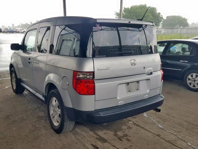 5J6YH28777L002498 - 2007 HONDA ELEMENT EX SILVER photo 3