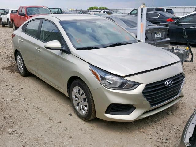 3KPC24A35JE009891 - 2018 HYUNDAI ACCENT SE TAN photo 1