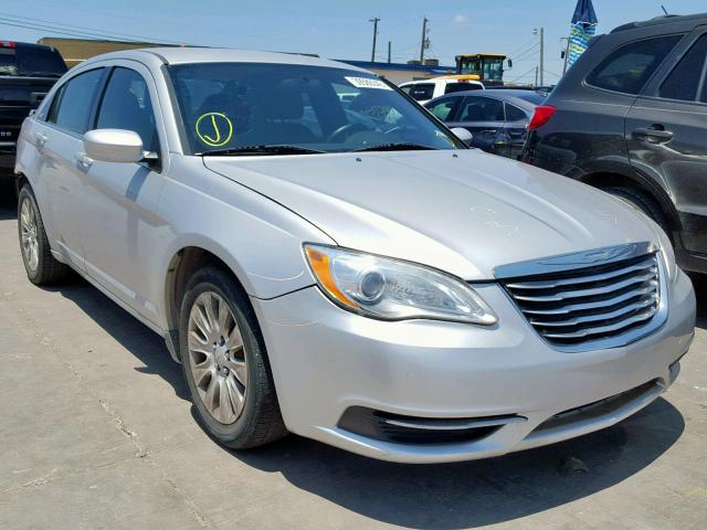 1C3CCBAB6CN244604 - 2012 CHRYSLER 200 LX SILVER photo 1