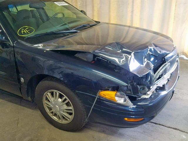 1G4HP52KX3U215288 - 2003 BUICK LESABRE CU BLUE photo 9