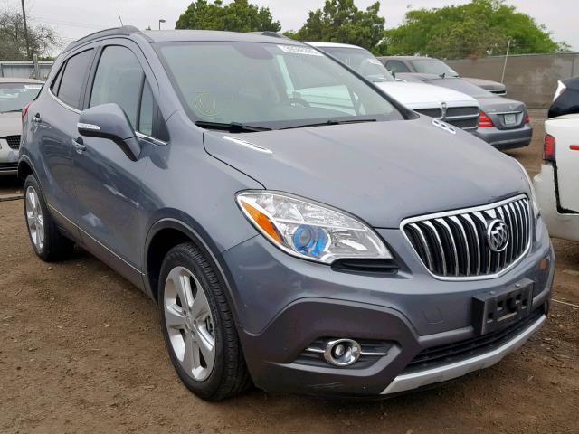 KL4CJCSB0FB162938 - 2015 BUICK ENCORE GRAY photo 1