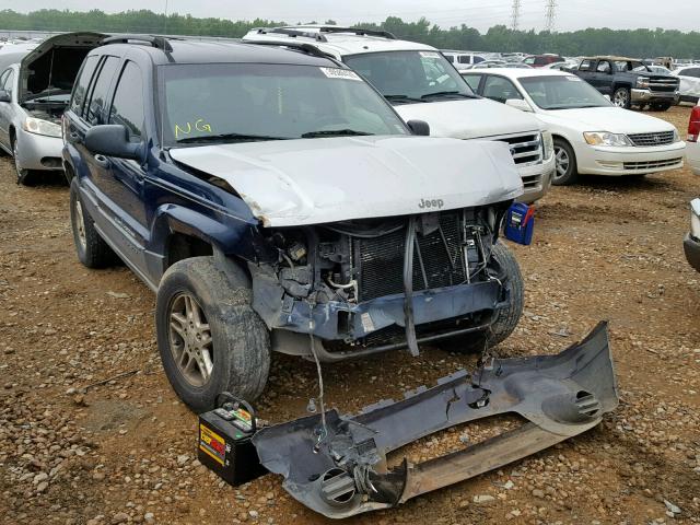 1J4GX48S24C228636 - 2004 JEEP GRAND CHER BLUE photo 1