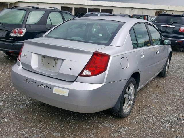 1G8AK52F93Z204819 - 2003 SATURN ION LEVEL SILVER photo 4