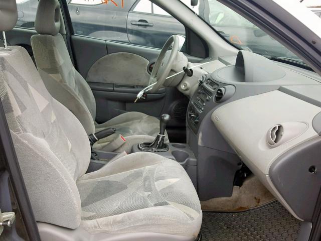 1G8AK52F93Z204819 - 2003 SATURN ION LEVEL SILVER photo 5