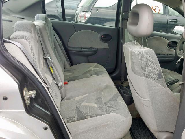 1G8AK52F93Z204819 - 2003 SATURN ION LEVEL SILVER photo 6