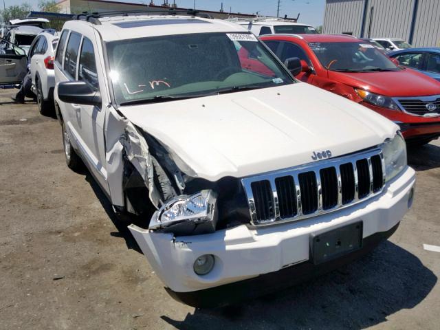 1J4HS58N15C644374 - 2005 JEEP GRAND CHER WHITE photo 1