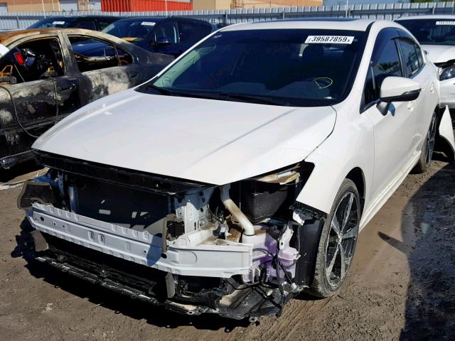 4S3GKAU66H3615711 - 2017 SUBARU IMPREZA LI WHITE photo 2