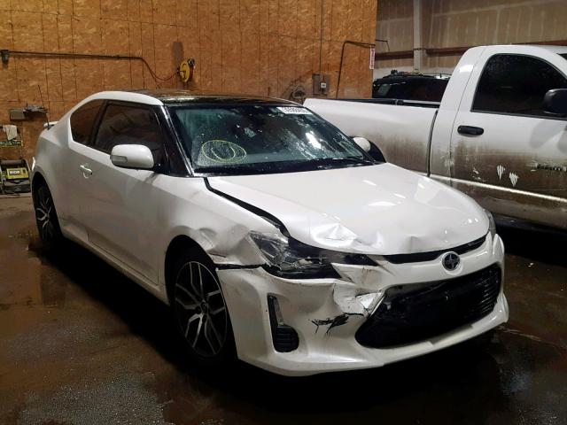 JTKJF5C76F3089615 - 2015 TOYOTA SCION TC WHITE photo 1