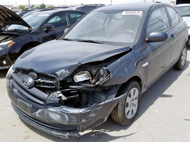 KMHCM3AC8BU189189 - 2011 HYUNDAI ACCENT GL GRAY photo 2