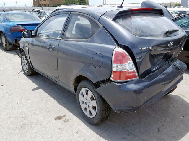 KMHCM3AC8BU189189 - 2011 HYUNDAI ACCENT GL GRAY photo 3