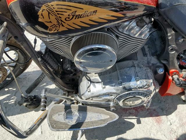 56KTCAAA2H3344158 - 2017 INDIAN MOTORCYCLE CO. CHIEFTAIN RED photo 7