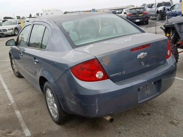 1G1AL55F367701260 - 2006 CHEVROLET COBALT LT BLUE photo 3