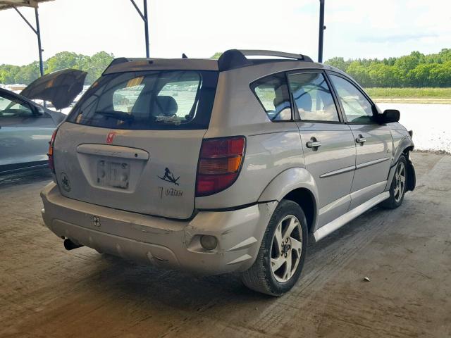 5Y2SL65876Z423132 - 2006 PONTIAC VIBE SILVER photo 4