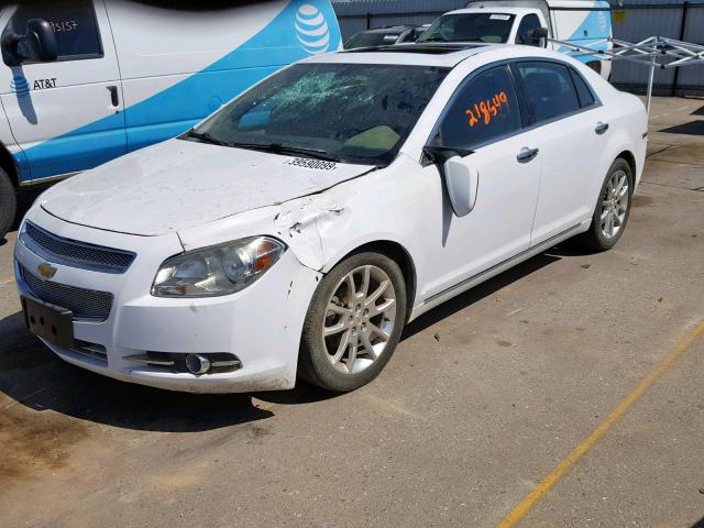 1G1ZE5EB9AF252711 - 2010 CHEVROLET MALIBU LTZ 白色 照片 2