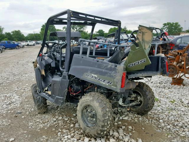 3NSRMA505JE367252 - 2018 POLARIS RANGER 500 BLACK photo 3