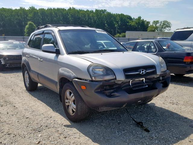 KM8JN12D58U915258 - 2008 HYUNDAI TUCSON SE SILVER photo 1