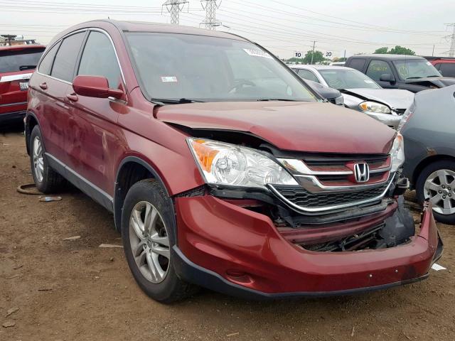 5J6RE3H76AL036930 - 2010 HONDA CR-V EXL RED photo 1