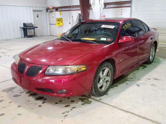 1G2HY52K05U174419 - 2005 PONTIAC BONNEVILLE RED photo 2