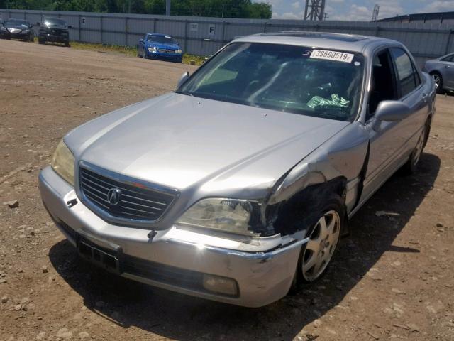 JH4KA96672C008795 - 2002 ACURA 3.5RL SILVER photo 2