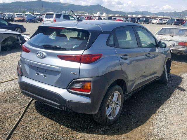 KM8K1CAA2KU293759 - 2019 HYUNDAI KONA SE GRAY photo 4