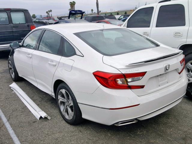 1HGCV2F56JA014799 - 2018 HONDA ACCORD EXL WHITE photo 3