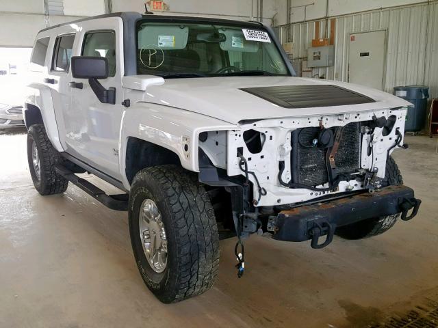 5GTDN13E978125082 - 2007 HUMMER H3 WHITE photo 1