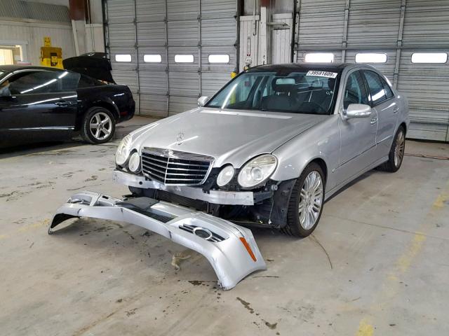 WDBUF56X87B114620 - 2007 MERCEDES-BENZ E 350 SILVER photo 2